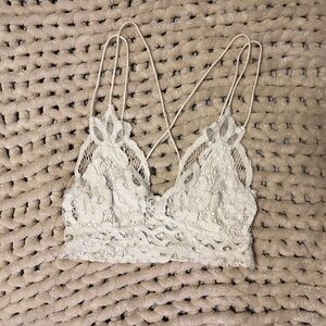 Urban Outfitters White Lace Bralette